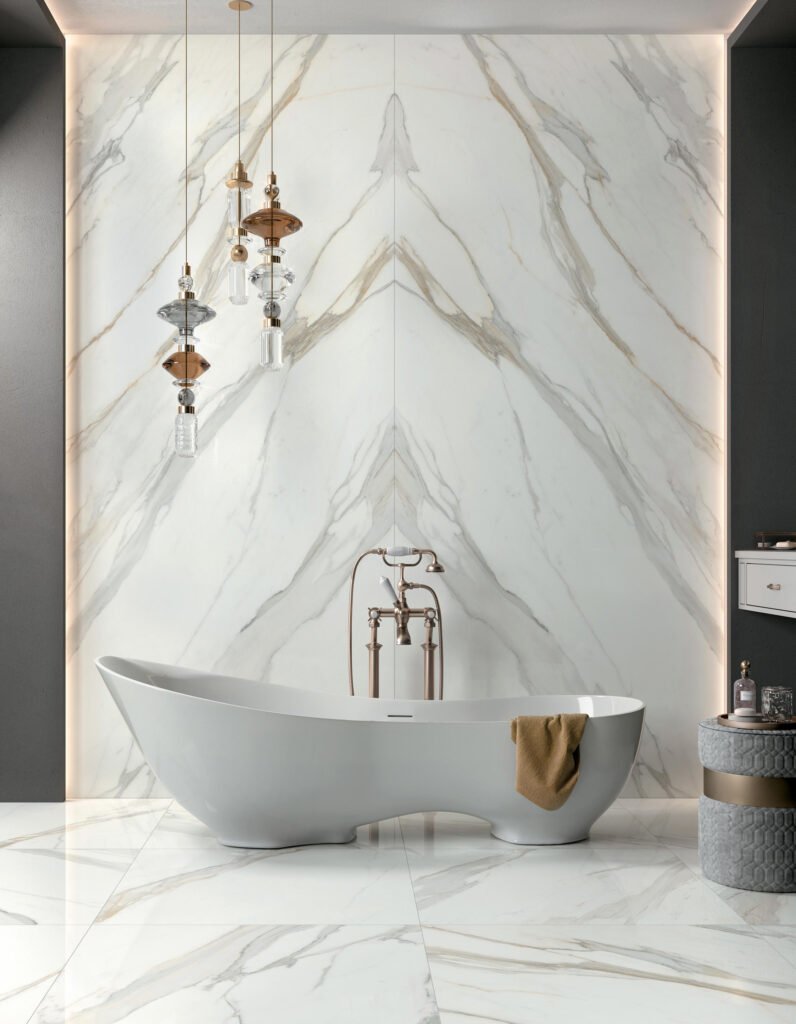 The Art of Bookmatching: Creating Stunning Visual Continuity with Porcelain